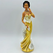 Load image into Gallery viewer, Vintage Antique 2005 Home Interiors & Gifts Marissa 10" Figurine Afro-American Statuette 12665-05