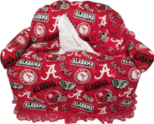 Load image into Gallery viewer, University of Alabama Bama Crimson Tide Football Fans Tissue Box Cover!