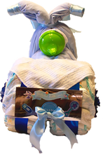 Load image into Gallery viewer, Diaper 3 Wheeler Motorcycle with Stuffed Animal