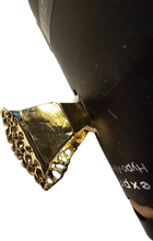 Load image into Gallery viewer, BoHo Chunky Adjustable Ring Faux Gold Chain Link Style Ring