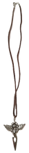 Load image into Gallery viewer, Cross Winged Dagger Knife Necklace