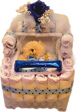 Load image into Gallery viewer, Diaper Baby Stroller With Pillow and Stuffed Animal Plus Baby Goodies Inside and Out!