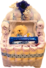 Load image into Gallery viewer, Diaper Baby Stroller With Pillow and Stuffed Animal Plus Baby Goodies Inside and Out!