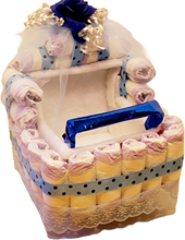 Load image into Gallery viewer, Diaper Baby Stroller With Pillow and Stuffed Animal Plus Baby Goodies Inside and Out!