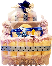 Load image into Gallery viewer, Diaper Baby Stroller With Pillow and Stuffed Animal Plus Baby Goodies Inside and Out!