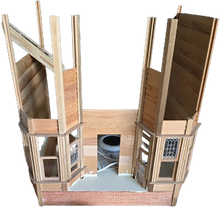 Load image into Gallery viewer, Vintage Dura Craft San Franciscan NOS Wood Dollhouse Kit, Mansions in Miniature