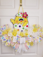 Load image into Gallery viewer, Beautiful Easter Chic In Egg Bright Colorful Handcrafted Wreath