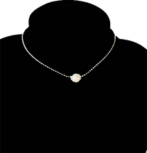 Load image into Gallery viewer, Beautiful Glittery Pearl Ball Chain Necklace Choker