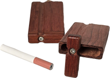 Load image into Gallery viewer, One Hitter Dugout 2 Pc Set Premium Wooden Dugout One Hitter Set, Ideal for Quick Sessions, Compact and Discreet Storage, Portable Handcrafted Wood Box for Convenient Travel Use 