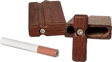 Load image into Gallery viewer, One Hitter Dugout 2 Pc Set Premium Wooden Dugout One Hitter Set, Ideal for Quick Sessions, Compact and Discreet Storage, Portable Handcrafted Wood Box for Convenient Travel Use 