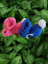Load image into Gallery viewer, Knitted Surprise Bunny Rabbits Handcrafted Elegance