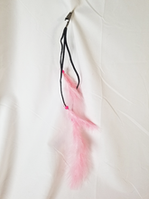 Load image into Gallery viewer, Pink Feathers 1980's Style Hair Clip with gator clip or claw