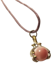 Load image into Gallery viewer, Purple Hands Holding the World Corded Necklace