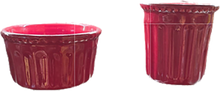 Load image into Gallery viewer, Set of 2 Stunning Red Ramkins Kitchen Decor