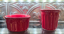 Load image into Gallery viewer, Set of 2 Stunning Red Ramkins Kitchen Decor