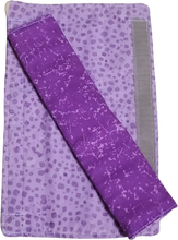 Load image into Gallery viewer, Purple and Lilac Customized Seatbelt Covers Neck Protection Set of 2