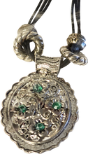 Load image into Gallery viewer, Beautiful Handcrafted Turquoise Filigree Triple Corded Necklace