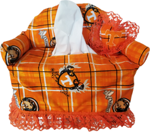 Load image into Gallery viewer, TN Vols Old Smoky UT Power T Football Fans Tissue Box Cover!