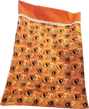 Load image into Gallery viewer, Set of 2 TN Old Smoky UT Power T Vols Sports French Seams Pillowcases Football Fans!