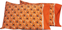 Load image into Gallery viewer, Set of 2 TN Old Smoky UT Power T Vols Sports French Seams Pillowcases Football Fans!