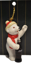 Load image into Gallery viewer, Vintage NEW Coco-Cola Coke Time Tree Collection Polar Bear with Coke Ornament 1998