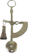 Load image into Gallery viewer, Handheld Pocket Silver 90 Degree Postal Scale Ounces Grams Scales Up to 4 Ounces