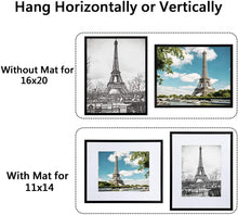 Load image into Gallery viewer, Upsimples 16x20 Picture Frame Set of 5, Black