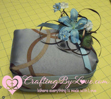 Load image into Gallery viewer, Blue Iris & Brown Swirl Wipes Box