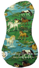 Load image into Gallery viewer, Wild Horses Burp Cloth