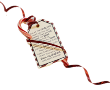 Load image into Gallery viewer, Religious Christmas Candy Cane Poem Gift Tag Stocking Stuffer w/ Candy Cane