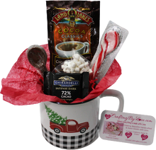 Load image into Gallery viewer, Little Red Plaid Truck Cocoa Gift Mug or Cup