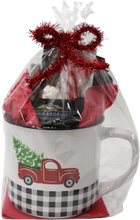 Load image into Gallery viewer, Little Red Plaid Truck Cocoa Gift Mug or Cup