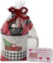 Load image into Gallery viewer, Little Red Plaid Truck Cocoa Gift Mug or Cup