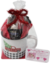 Load image into Gallery viewer, Little Red Plaid Truck Cocoa Gift Mug or Cup