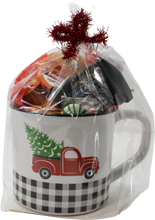 Load image into Gallery viewer, Little Red Plaid Truck Coffee & Hazelnut Creamers Gift Mug or Cup