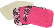 Load image into Gallery viewer, DIY Bowl Cozies Sewing Kit (Makes 2) Pink/Brown Hot and Cold Deflection