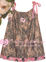 Load image into Gallery viewer, Official ACU Army Pillowcase Dress with Skulls