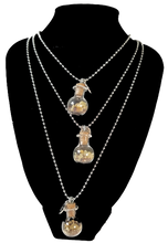 Load image into Gallery viewer, The 3 Wise Men's Gift to Jesus Necklace, Gold, Frankincense, and Myrrh Christmas Necklace