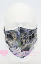 Load image into Gallery viewer, Wolf Fitted Face Mask with REAL Nose Bridge