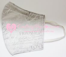Load image into Gallery viewer, Religious Hope Faith Professionally Handcrafted Fitted Face Mask