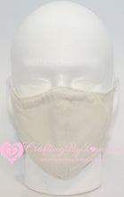 Load image into Gallery viewer, White Professionally Handcrafted Fitted Face Masks