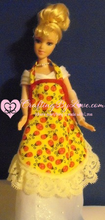 Load image into Gallery viewer, Dish Liquid Bottle Apron or Barbie Doll Apron Ladybugs