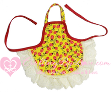 Load image into Gallery viewer, Dish Liquid Bottle Apron or Barbie Doll Apron Ladybugs