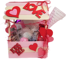 Load image into Gallery viewer, Handcrafted Love Shack Kissing Booth Day at the Spa Bath Kit