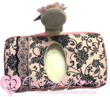 Load image into Gallery viewer, Classic & Elegant Pink/Black Wipee Case Box