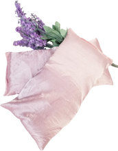 Load image into Gallery viewer, Handcrafted Lavender Scented Satin Eye Pillow