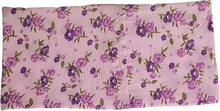 Load image into Gallery viewer, Purple Flowers Eye Pillowcase Custom Made for Our Wonderful Eye Pillows!