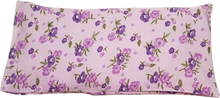 Load image into Gallery viewer, Custom Made Weighted Purple Flowers Eye Pillow Lavender Scented or Unscented Relaxation Aromatherapy Spa Yoga Meditation Gift with Removable Cover Case