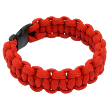 Load image into Gallery viewer, Red Paracord Bracelet