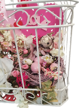Load image into Gallery viewer, Valentine's Day Shabby Chic Lover's Birdcage Handcrafted